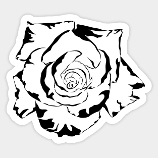 Stylized Rose Sticker